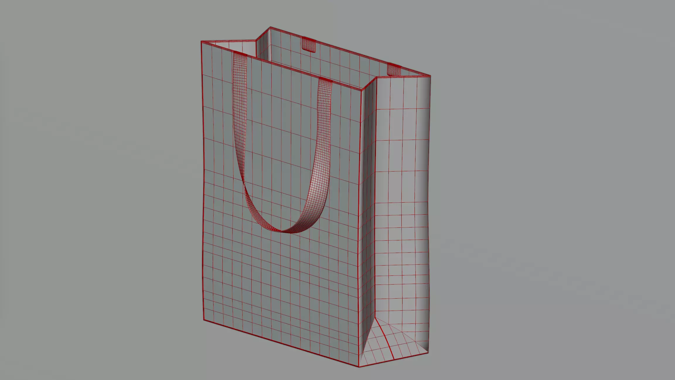 Paper bag 3D model_0