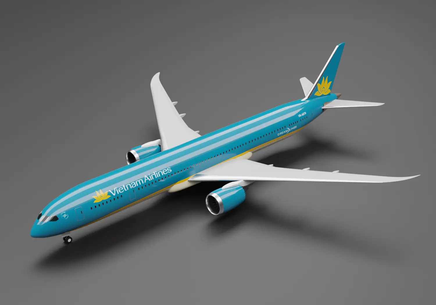 Boeing 787-10 Vietnam Airlines 3D model