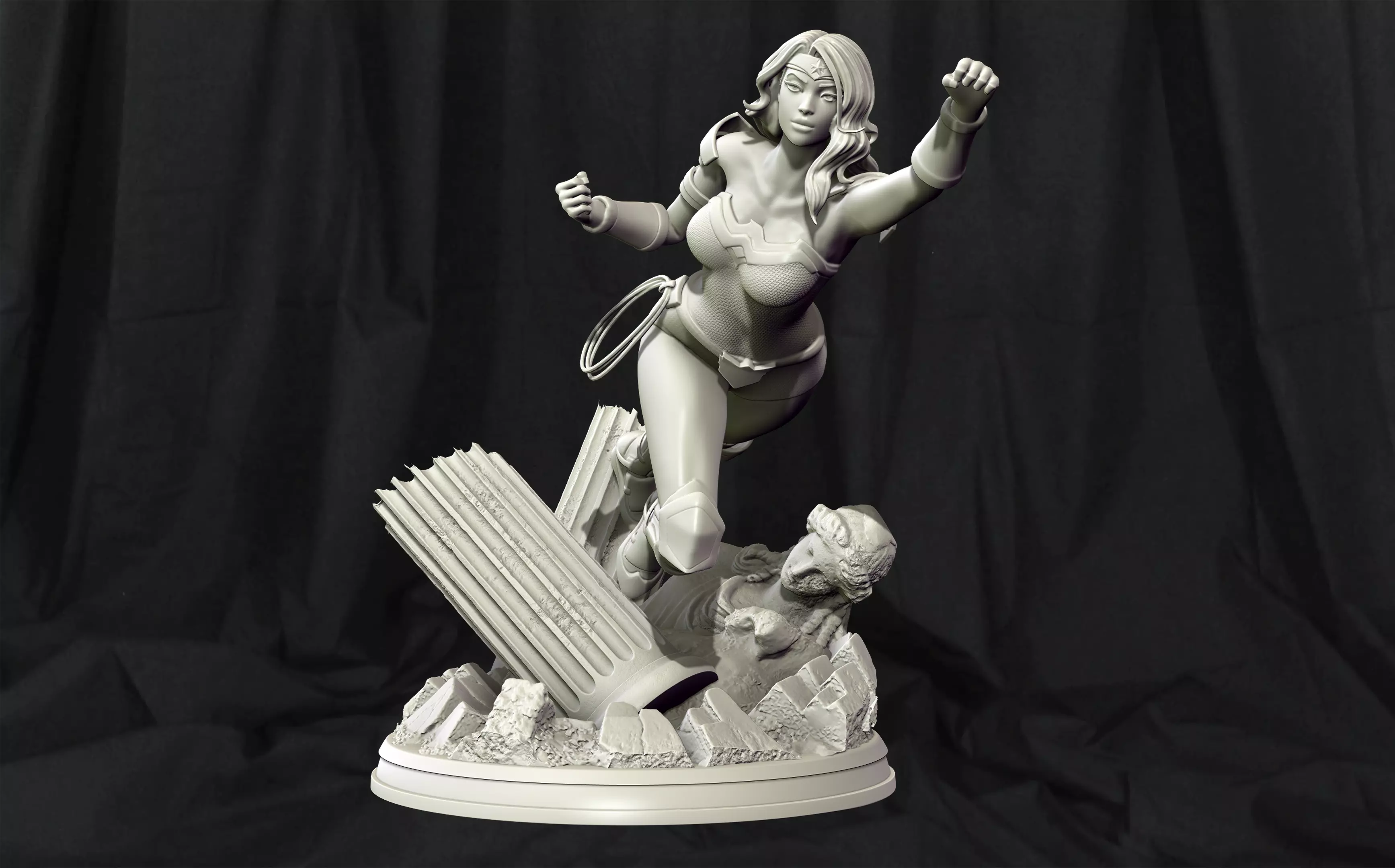 Wonder Woman 3d print figure 3D print model
