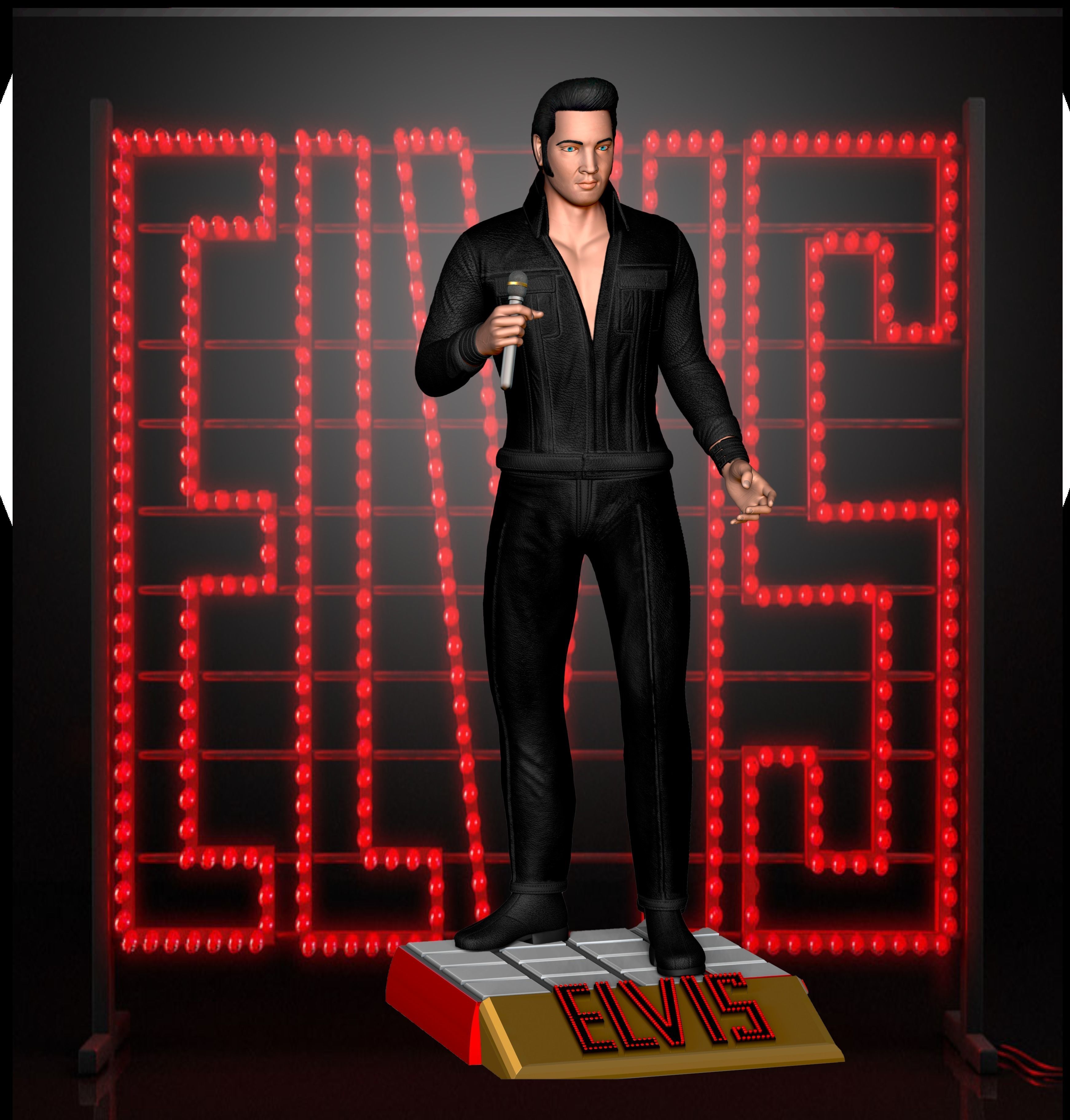 Elvis Presley Comeback 3D print model_1