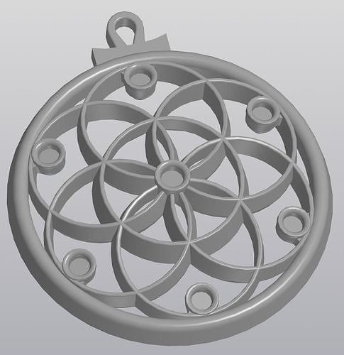 La Flor de la Vida 3D print model