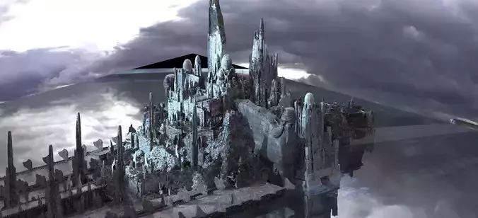 Cold Winter Retreat mansion City 