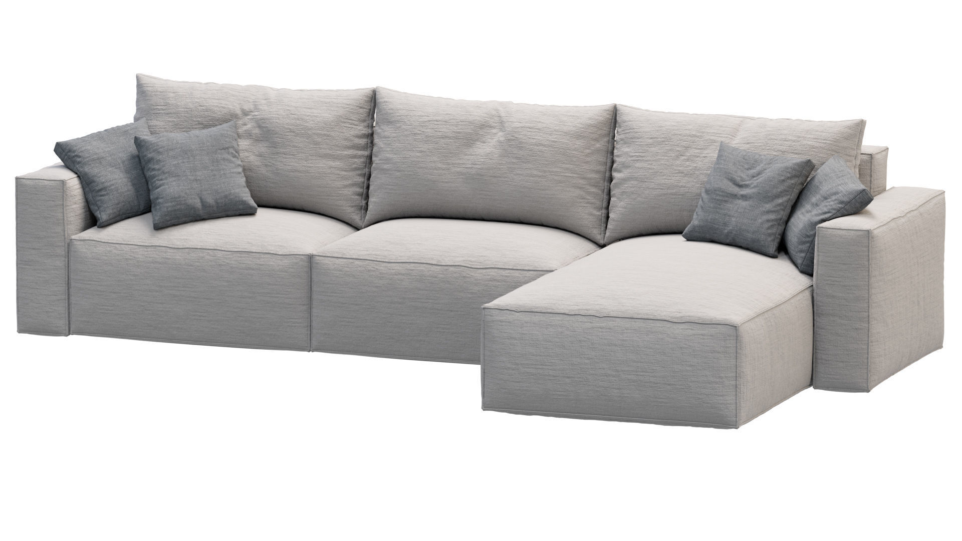 Sofa Elise stretch 3D model_7