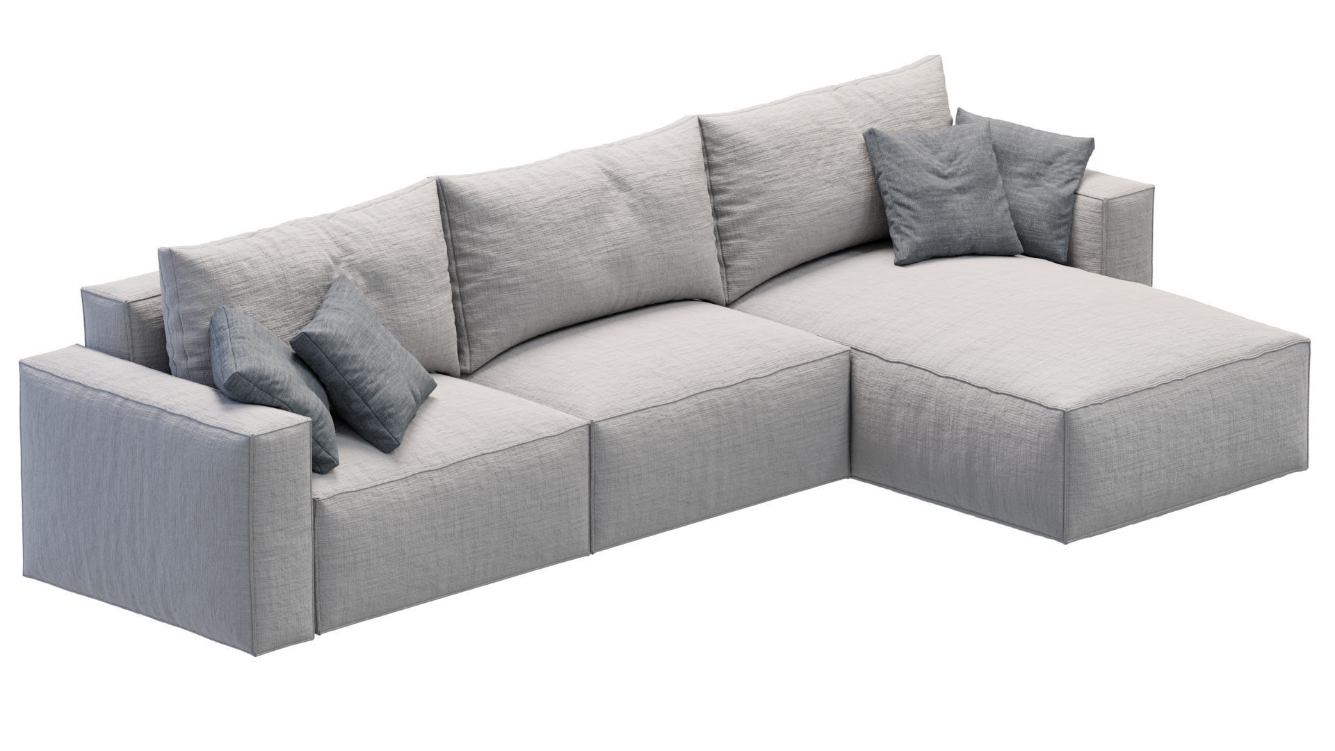 Sofa Elise stretch 3D model_6