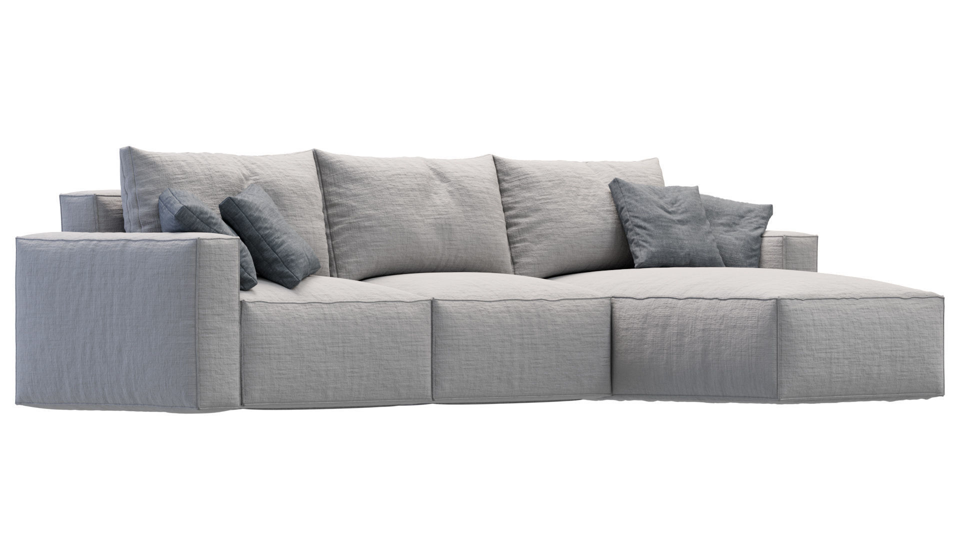 Sofa Elise stretch 3D model_3