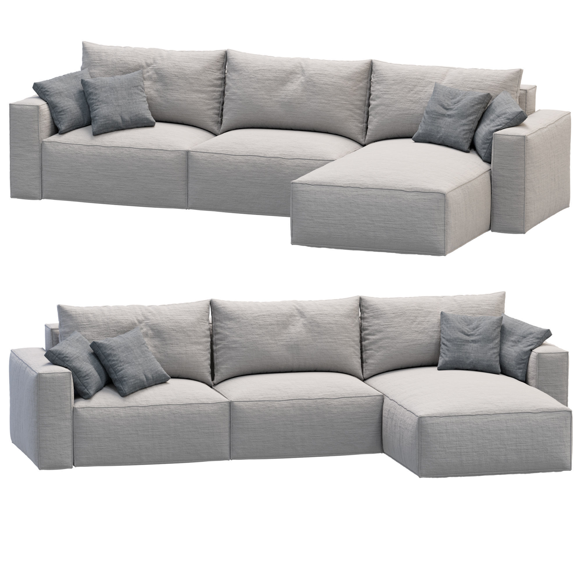 Sofa Elise stretch 3D model_15