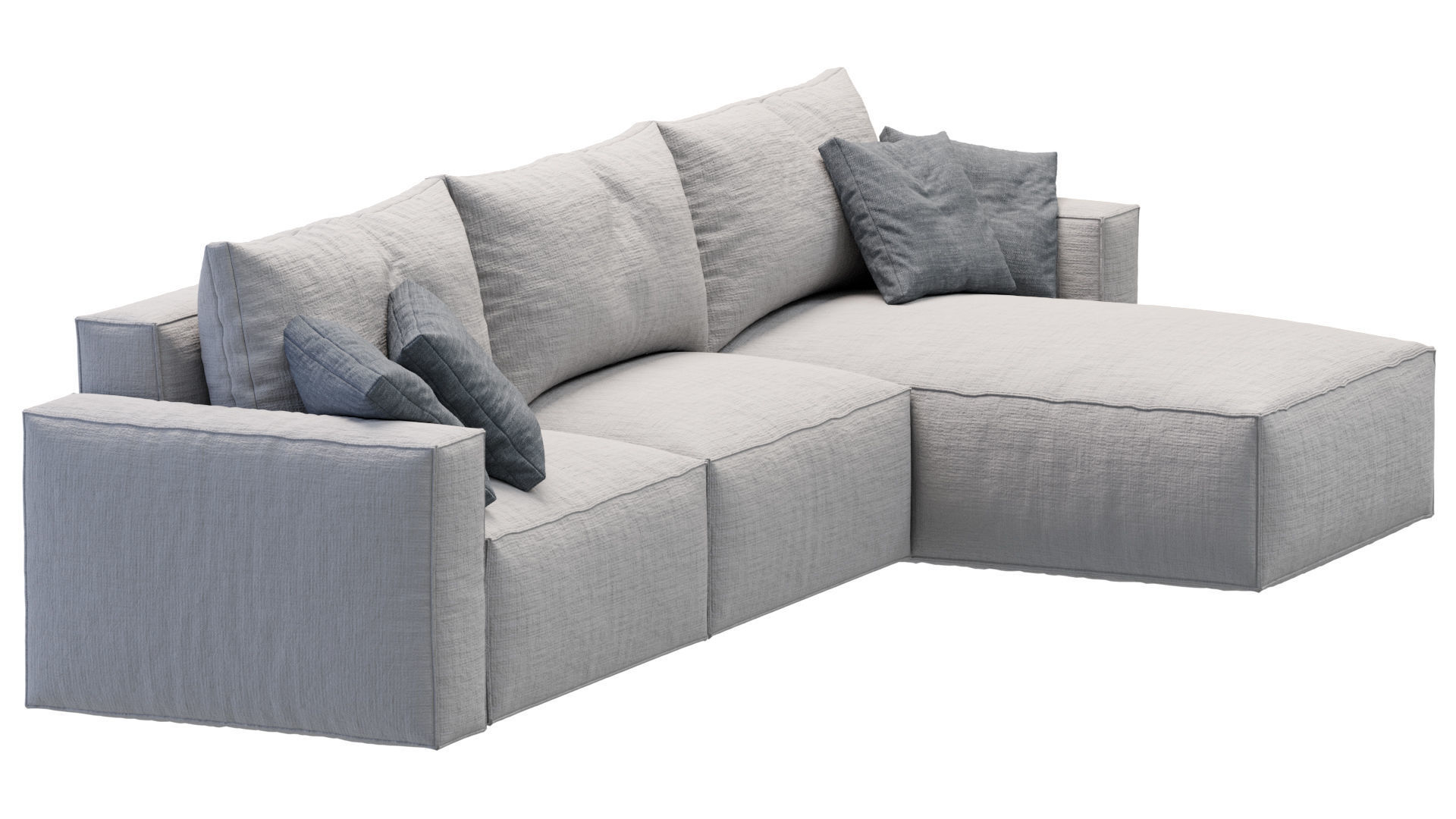 Sofa Elise stretch 3D model_4