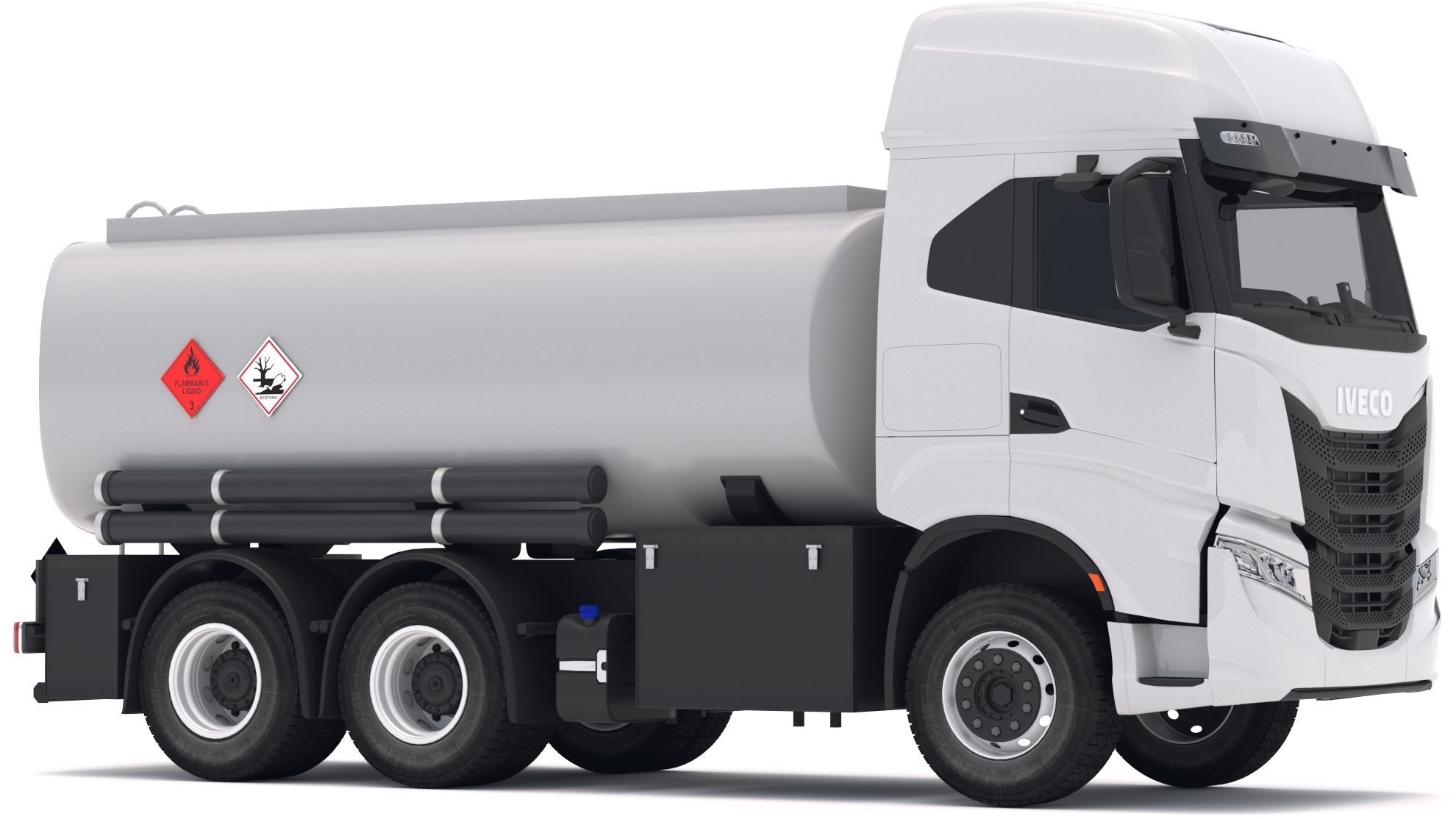 Iveco S-WAY Tanker Truck 6x2 3D model_2