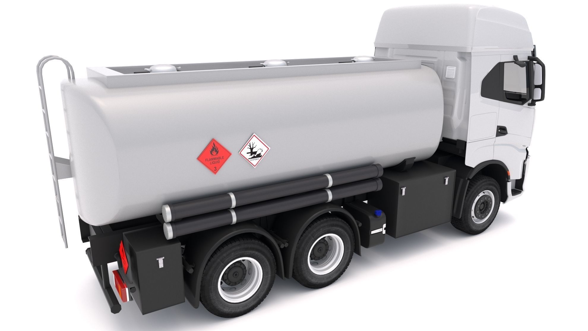 Iveco S-WAY Tanker Truck 6x2 3D model_3