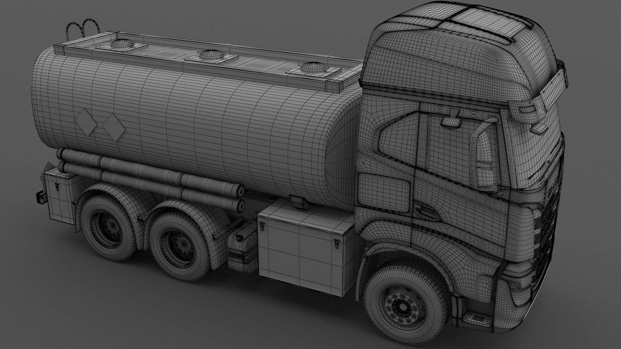 Iveco S-WAY Tanker Truck 6x2 3D model_7
