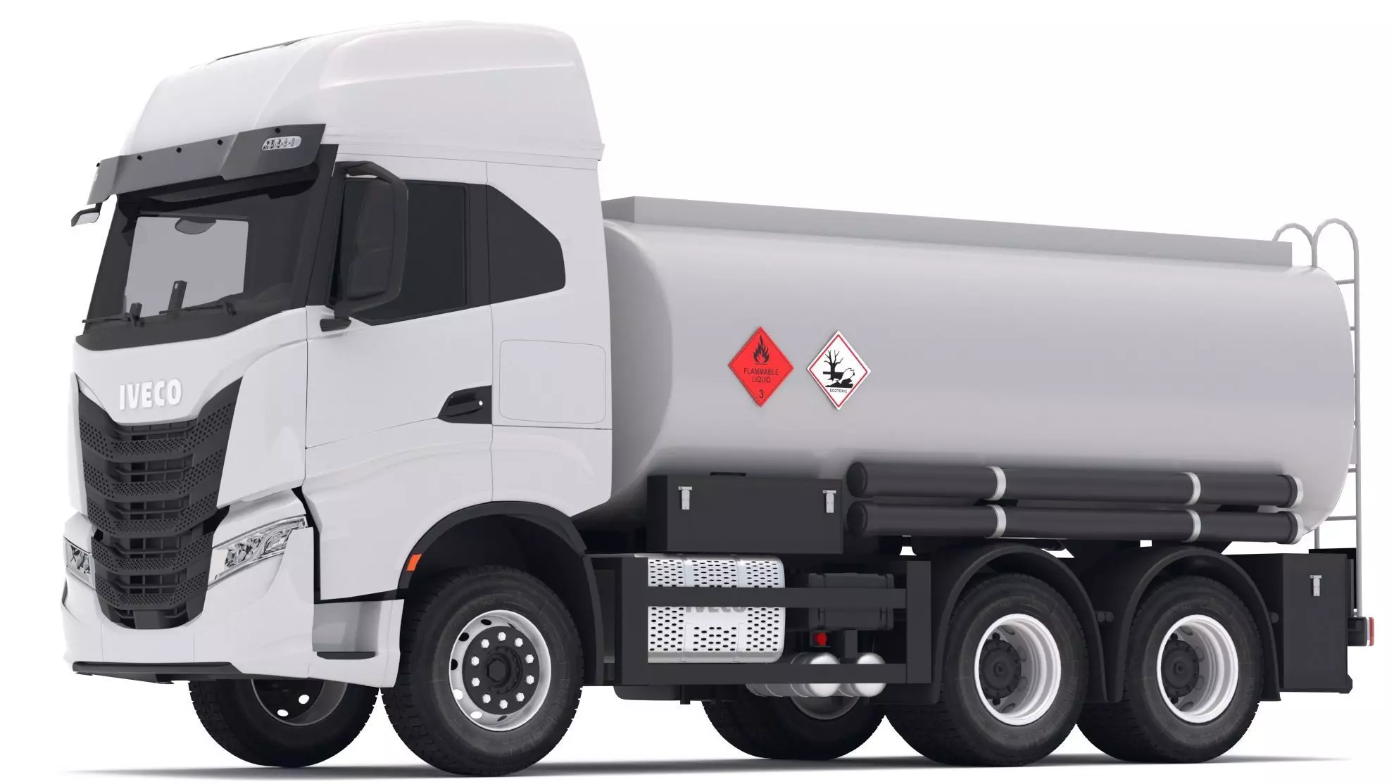Iveco S-WAY Tanker Truck 6x2 3D model_0