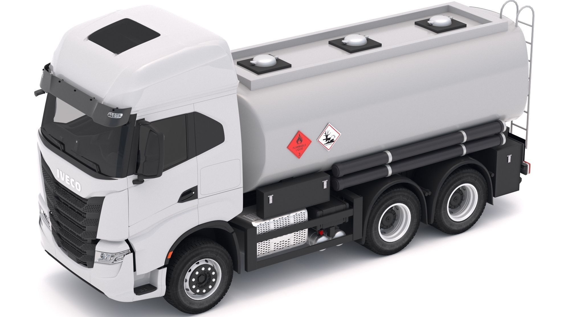 Iveco S-WAY Tanker Truck 6x2 3D model_1
