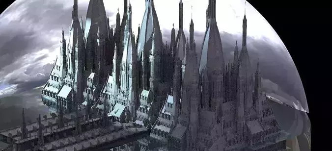 Frozen Mansion Kitbash extended