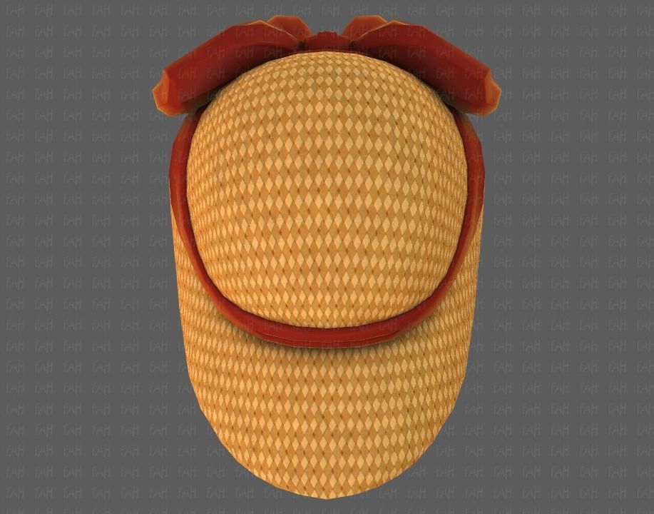 Cap V08 Low-poly 3D model_35