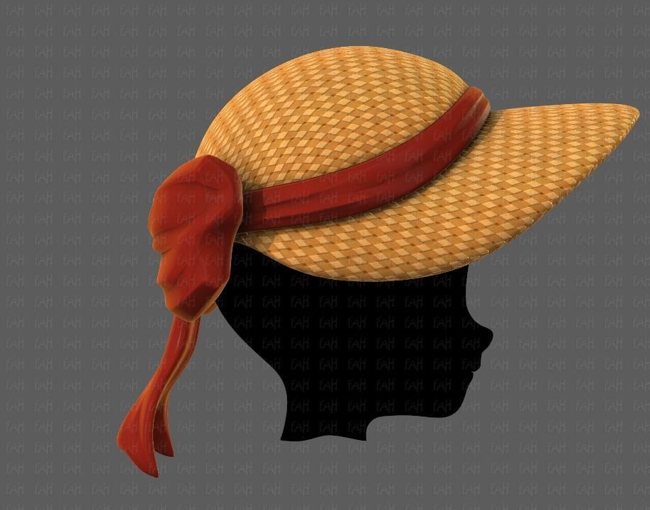 Cap V08 Low-poly 3D model_3