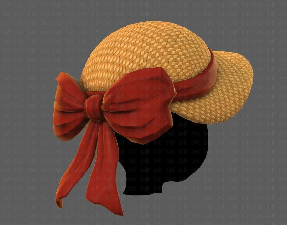 Cap V08 Low-poly 3D model_20