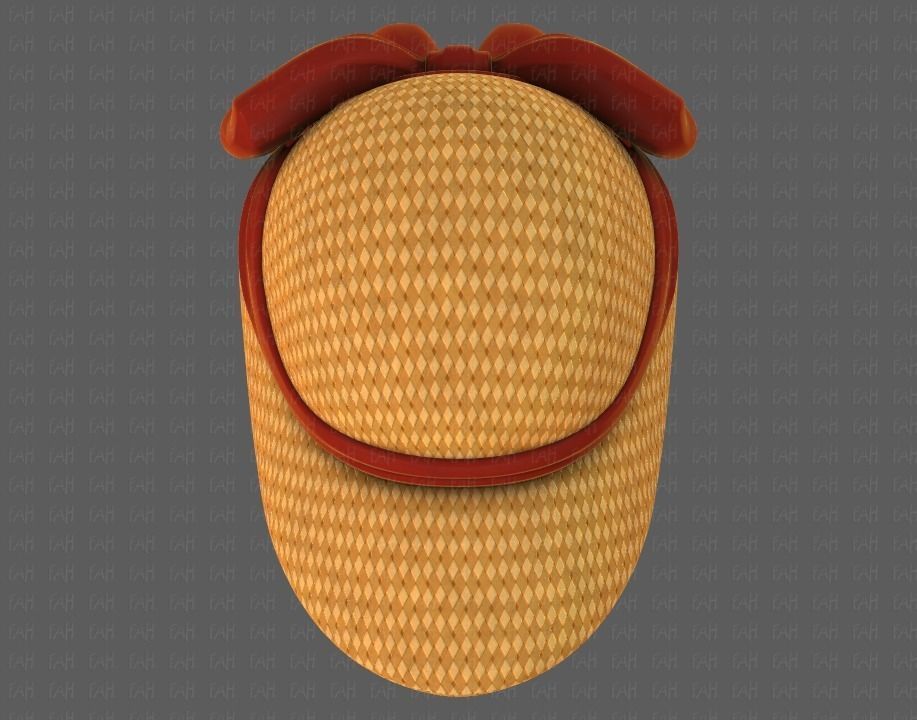 Cap V08 Low-poly 3D model_33