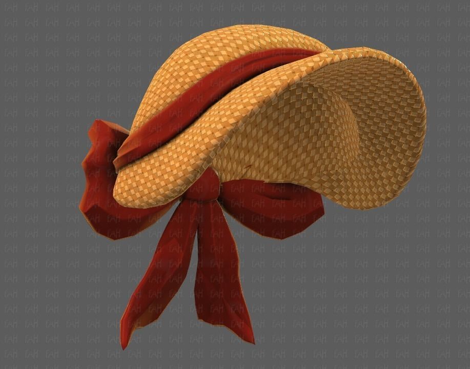 Cap V08 Low-poly 3D model_39