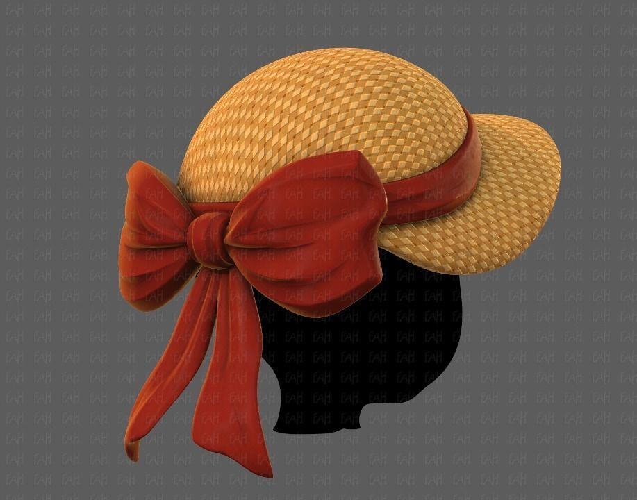 Cap V08 Low-poly 3D model_4