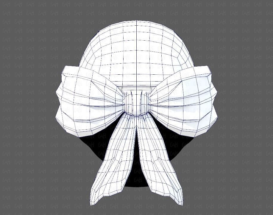 Cap V08 Low-poly 3D model_29