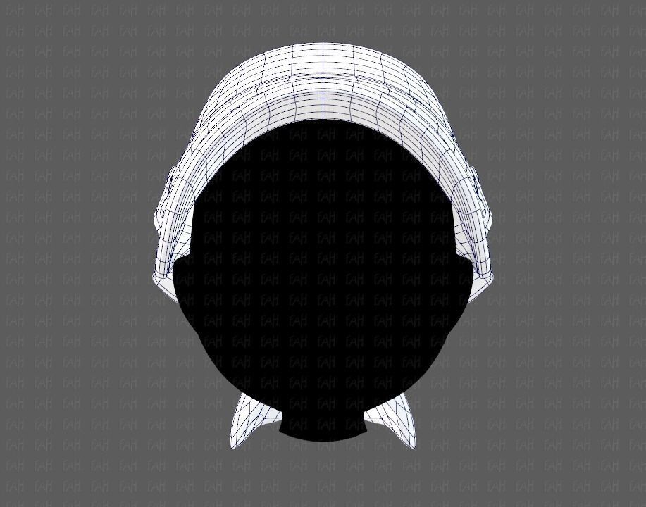 Cap V08 Low-poly 3D model_9