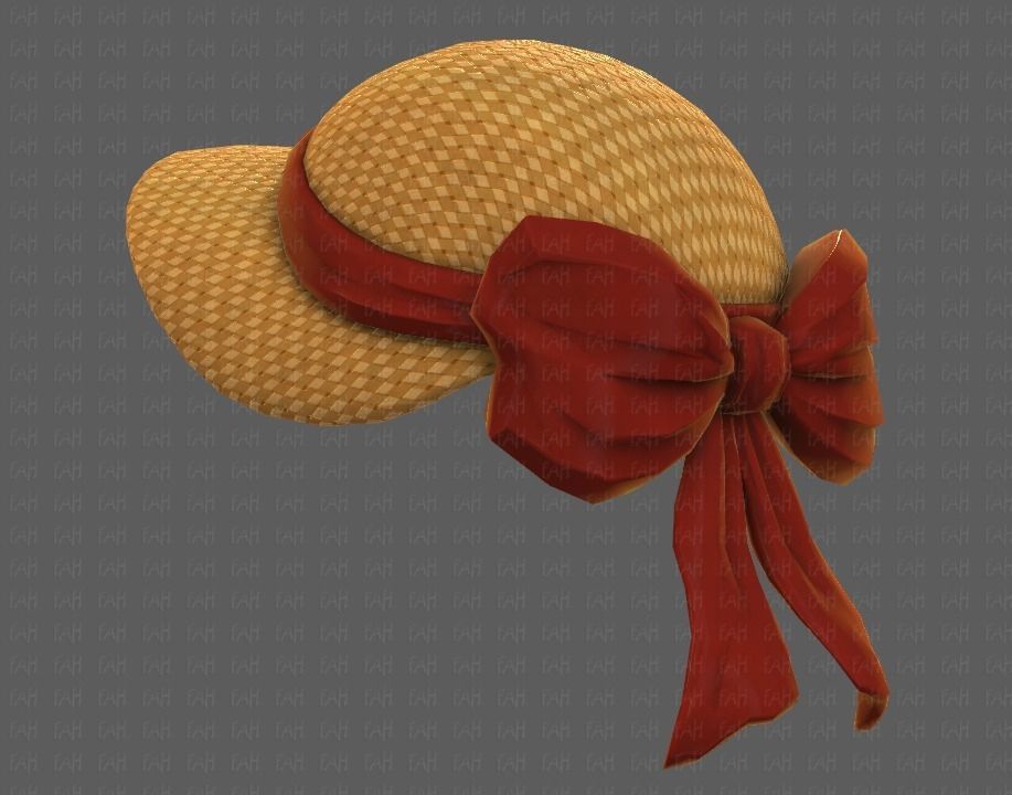 Cap V08 Low-poly 3D model_43