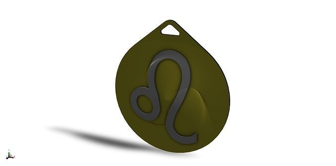 Leo Pendant 3D print model