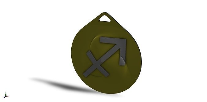 Sagittarius Pendant 3D print model