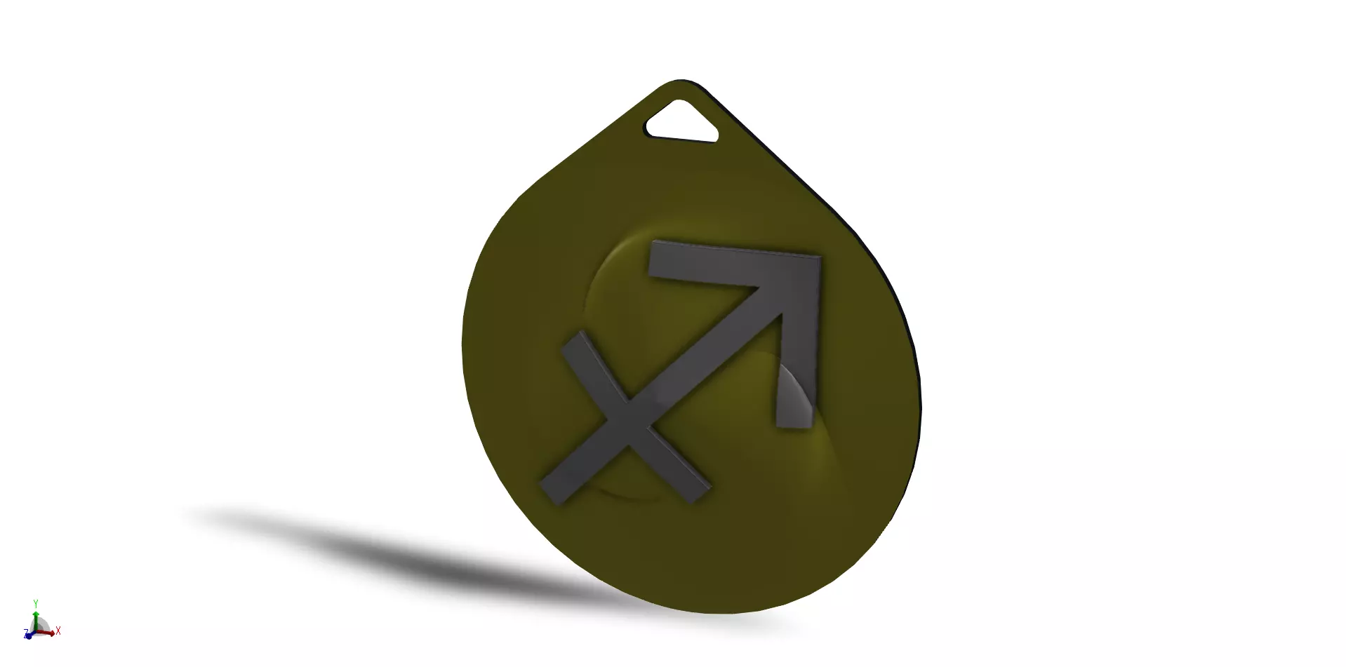 Sagittarius Pendant 3D print model