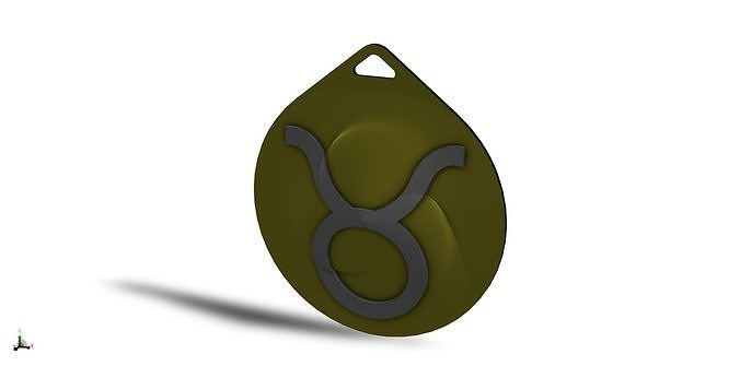 Taurus Pendant 3D print model