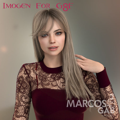 MGAB Imogen for Genesis 8 Female 3D model