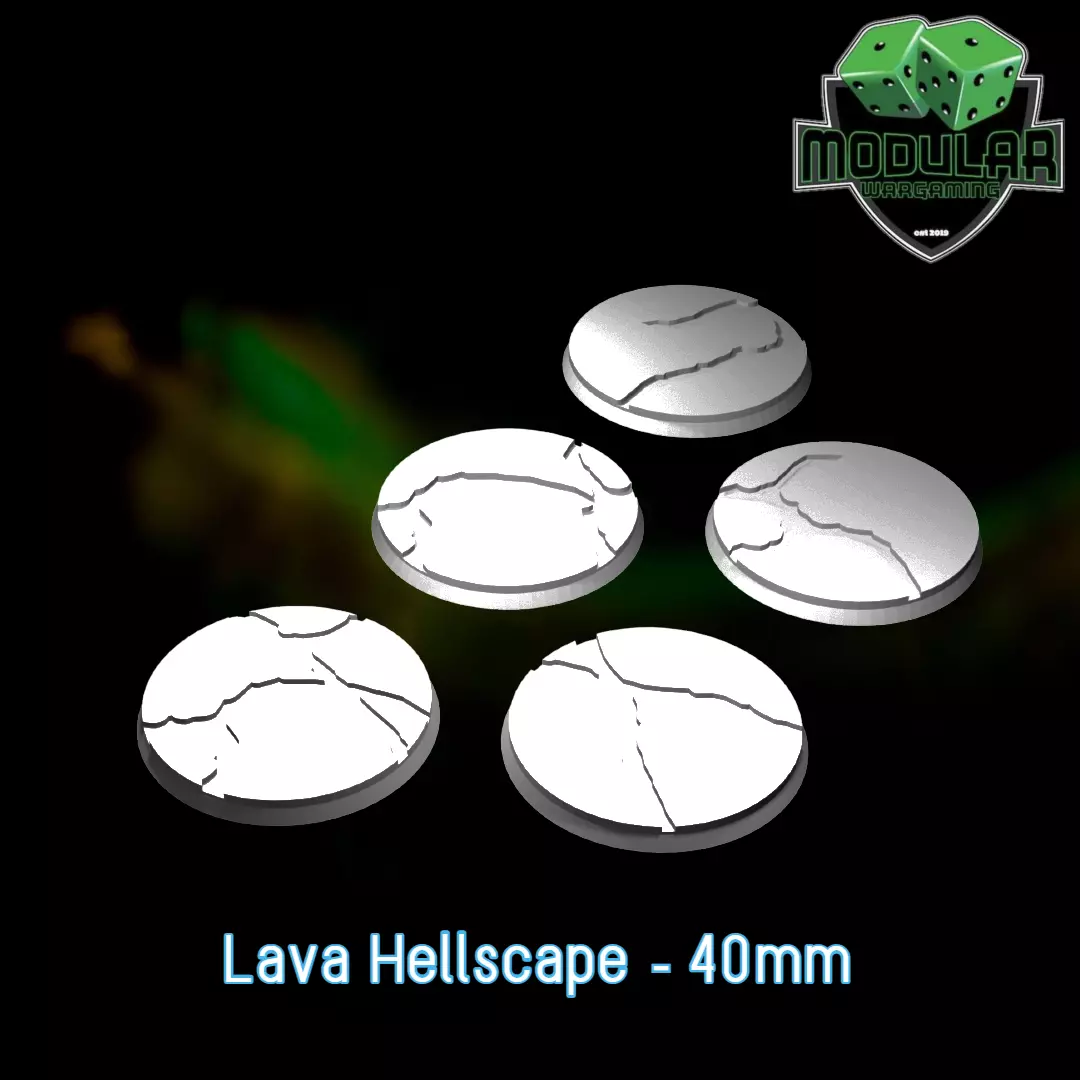 Lava Hellscape - 40mm 3D print model