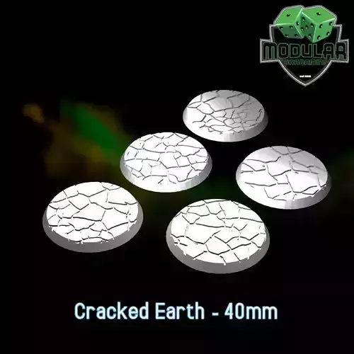 Cracked Earth - 40mm