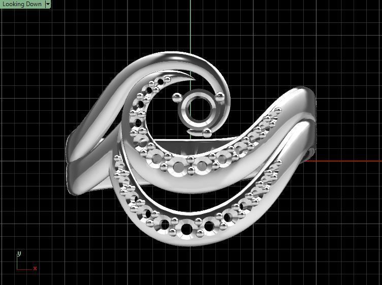 Diamond Ring Wave 3D print model_26