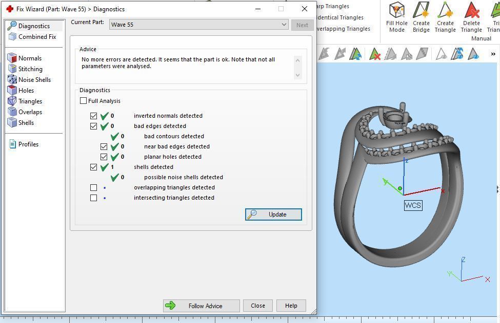 Diamond Ring Wave 3D print model_6