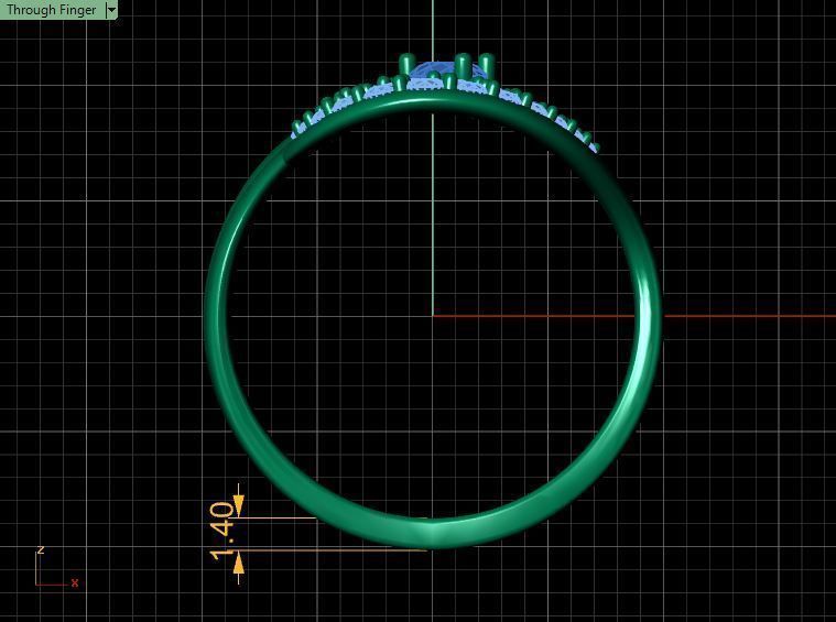 Diamond Ring Wave 3D print model_10