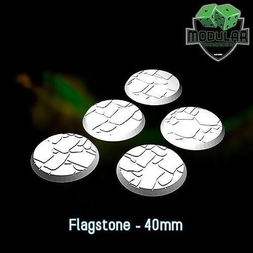 Flagstone - 40mm 3D print model