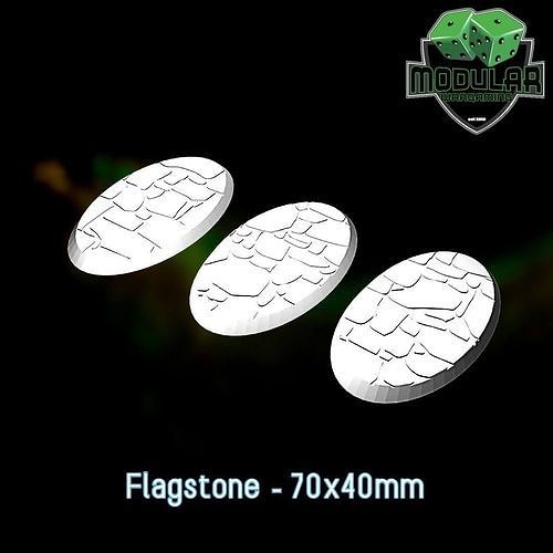 Flagstone - 70x40mm 3D print model