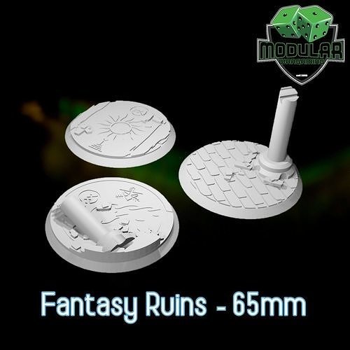Fantasy Ruins - 65mm 3D print model