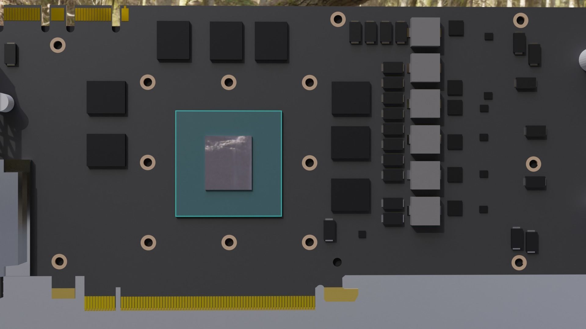 GTX 1000 Series GPU 3D model_6