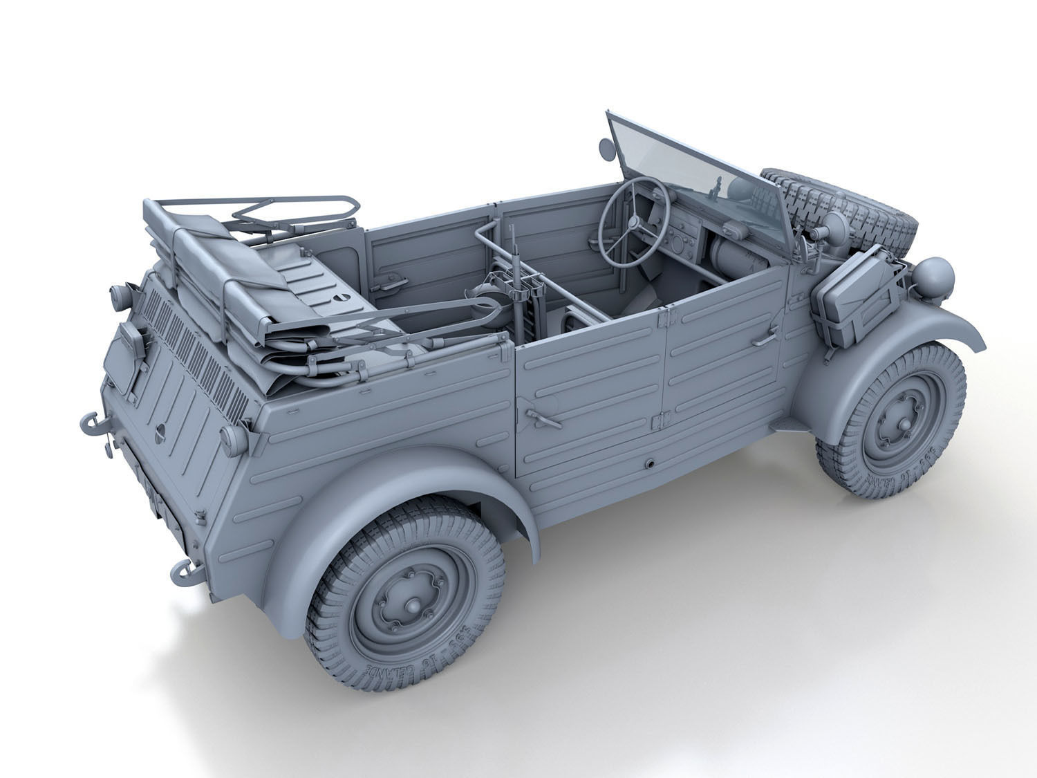 Volkswagen Typ 82 - Kuebelwagen 3D model_5