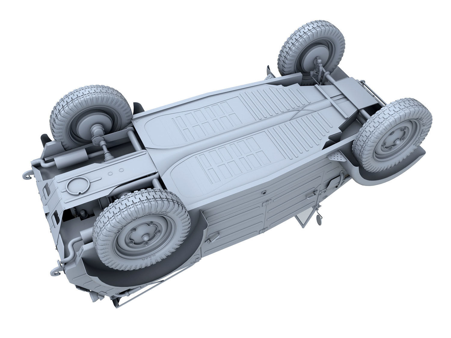 Volkswagen Typ 82 - Kuebelwagen 3D model_12