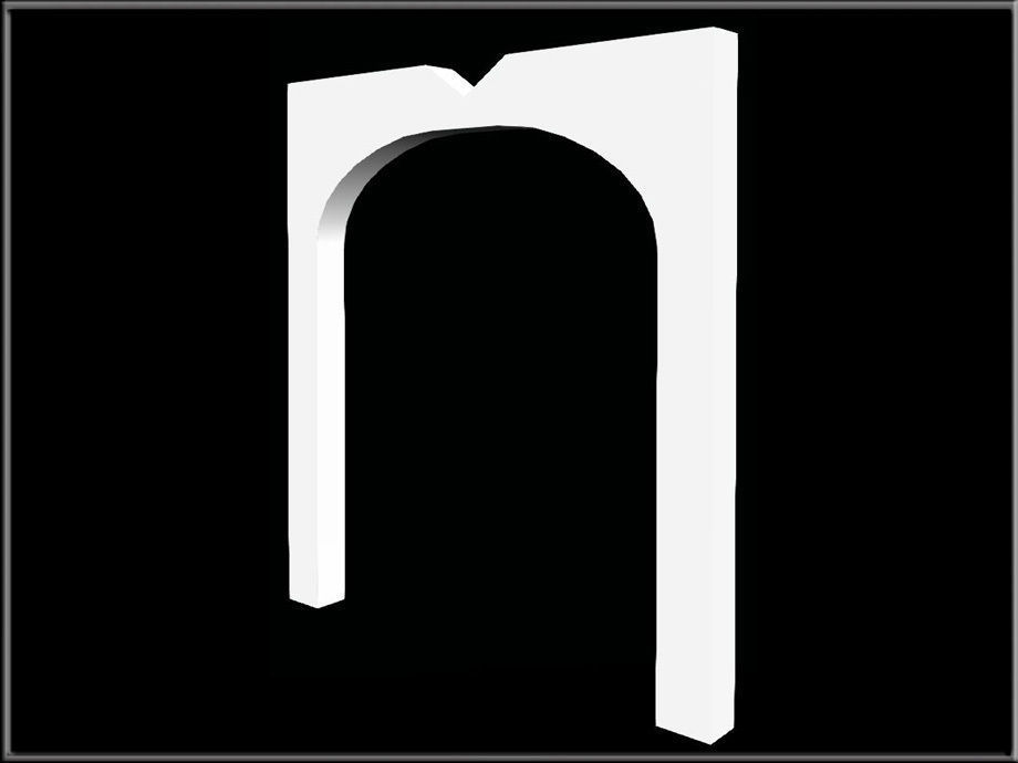Segmental Arch 06 Low-poly 3D model_6