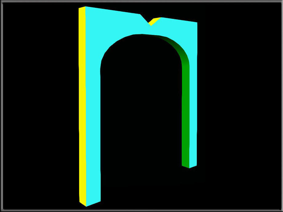 Segmental Arch 06 Low-poly 3D model_5