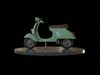 Retro Scooter Bike 3D model_1