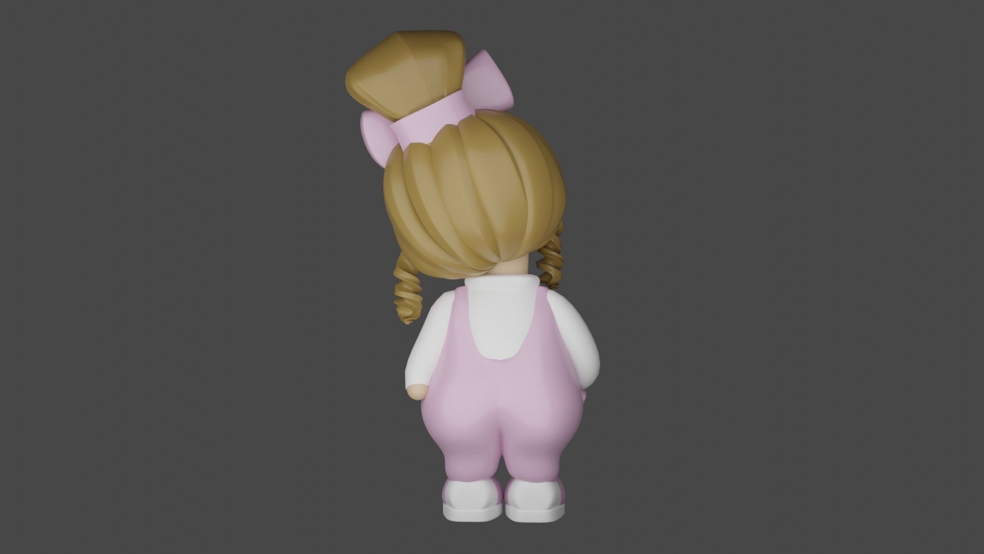 girl doll 3D print model_4