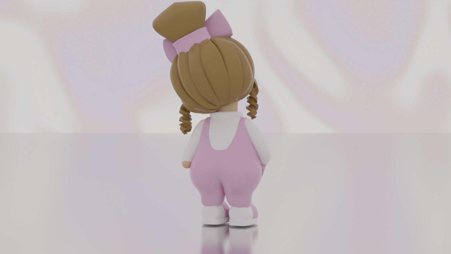 girl doll 3D print model_6