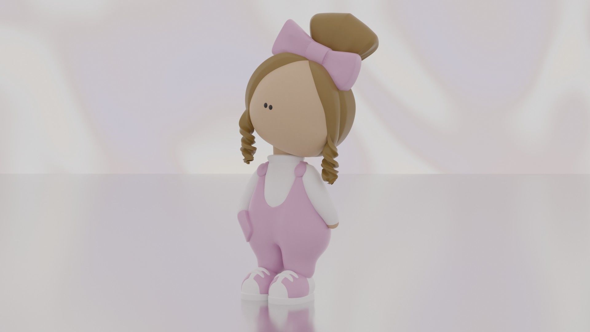 girl doll 3D print model_7
