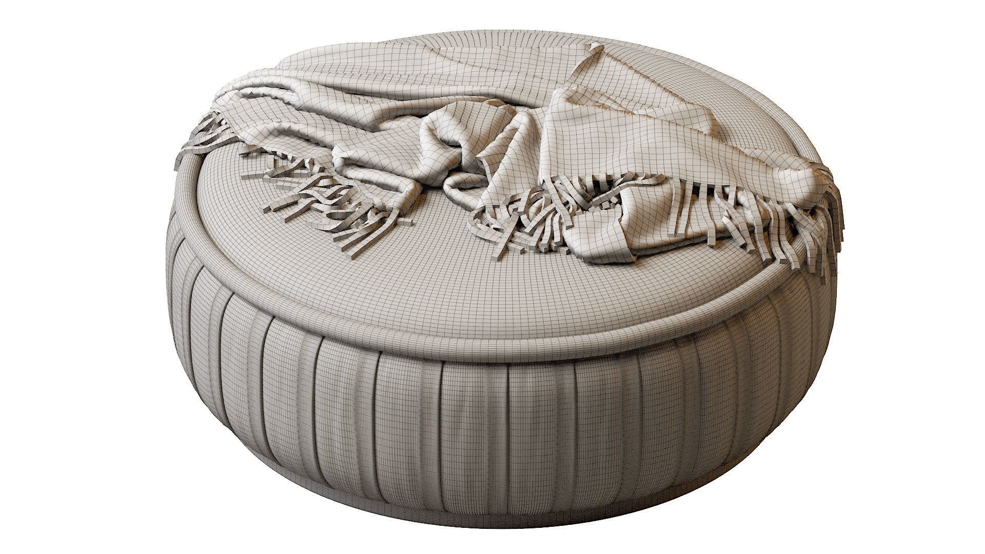 MALIBU OTTOMAN 3D model_9