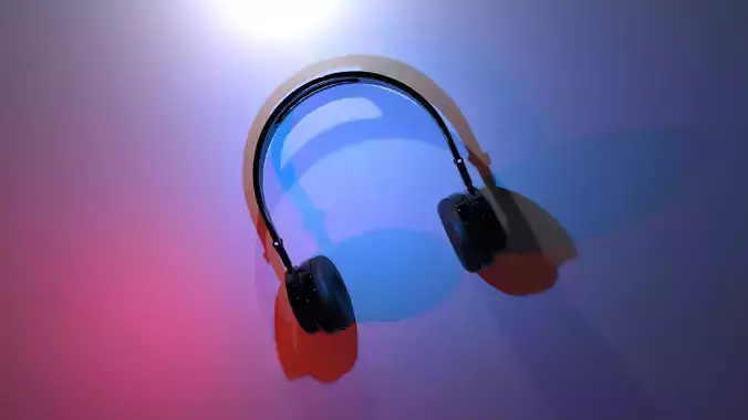 Headphone 3D Model pair of headphones 3D model